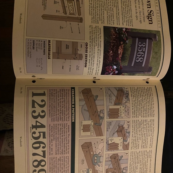 🎉5/$10🎉 Woodsmith magazine vol 16 number. 94 August 1994 corner cabinet - Picture 4 of 6